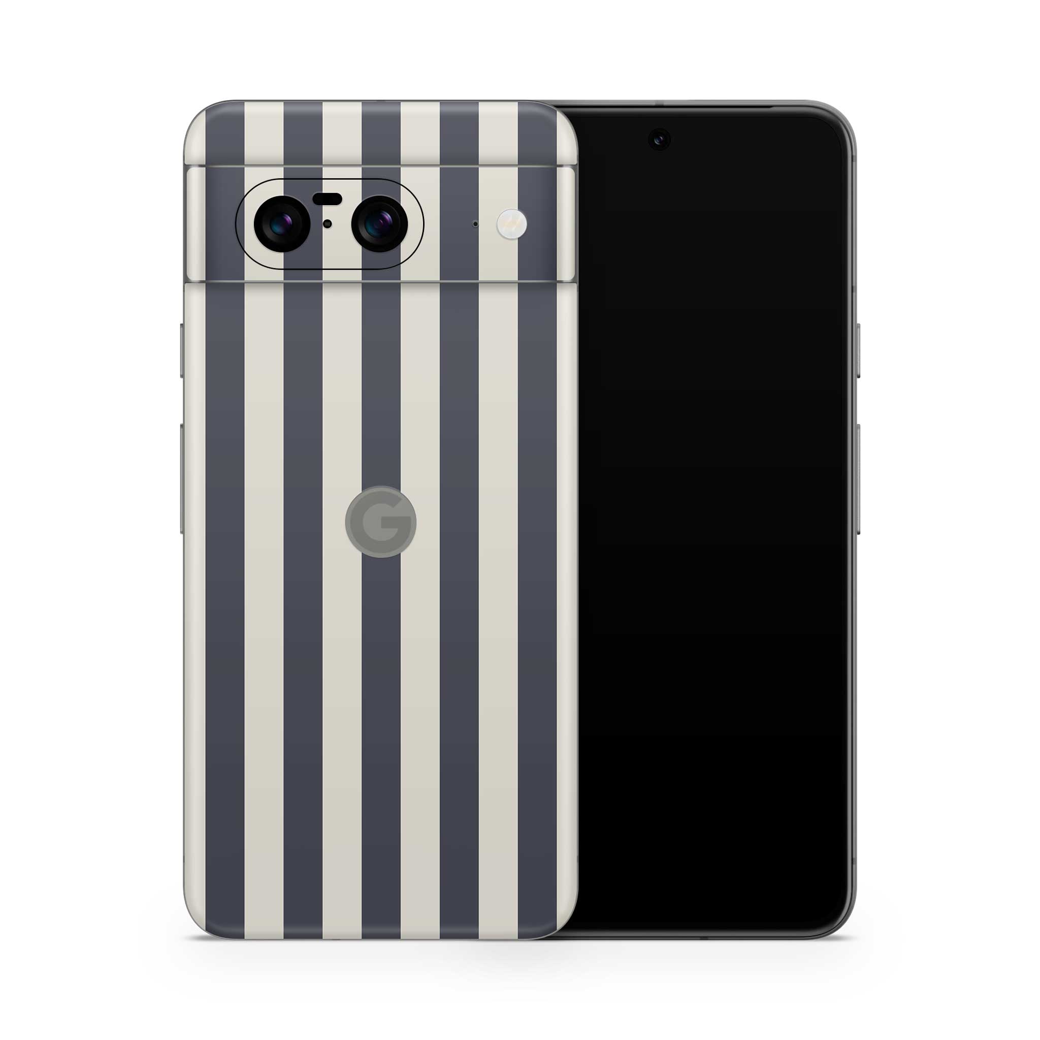 navy stripe google pixel skin