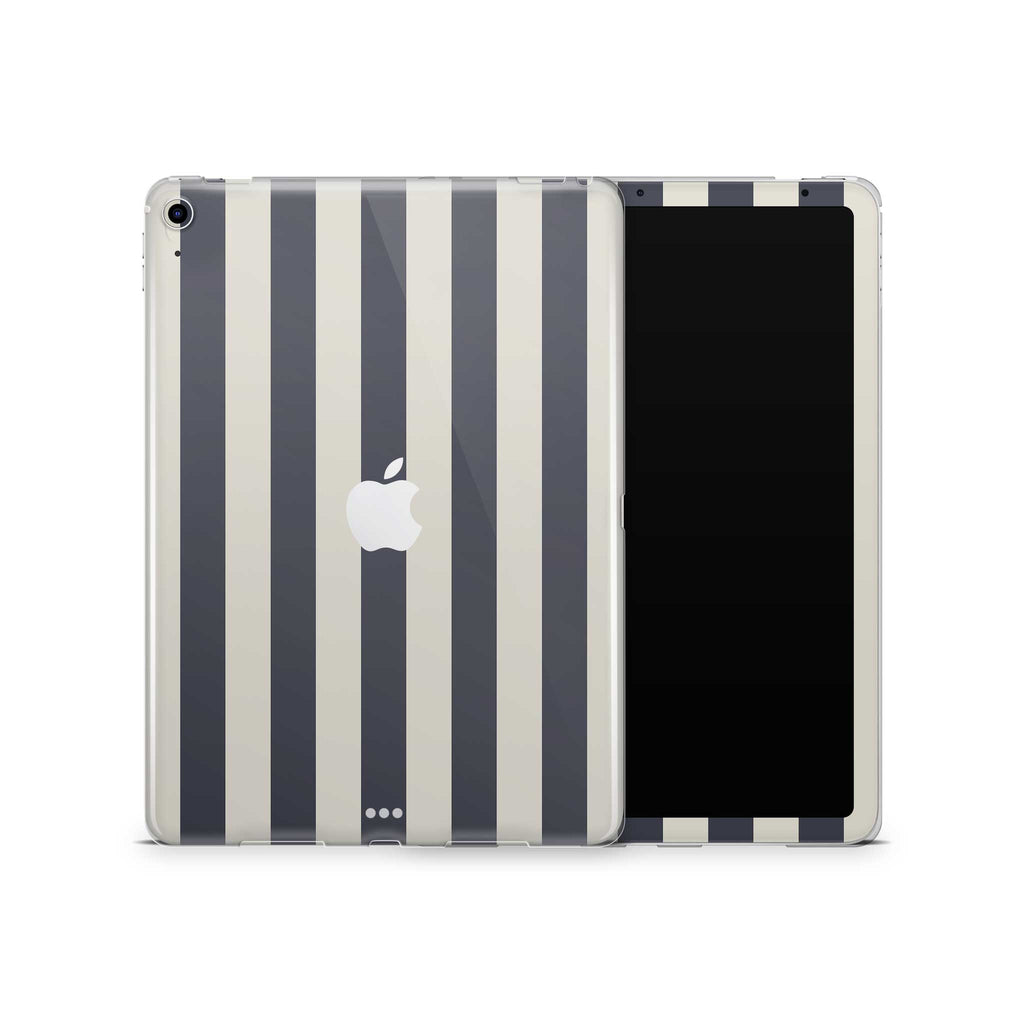 navy stripe iPad case