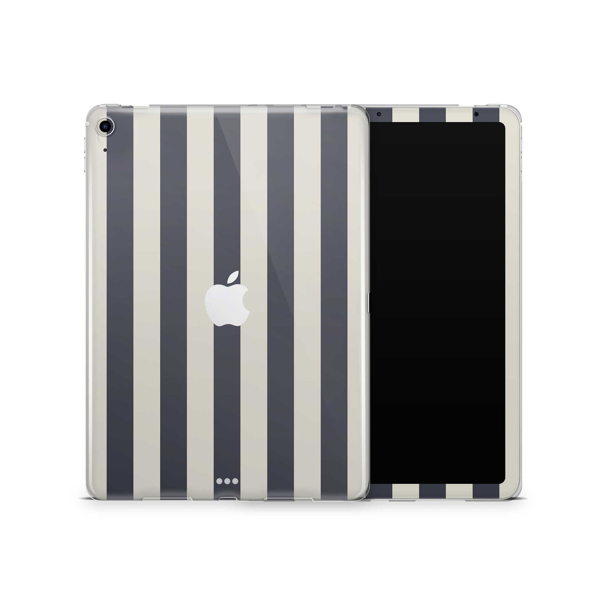 navy stripe iPad case