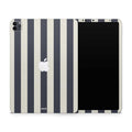 navy stripe iPad skin