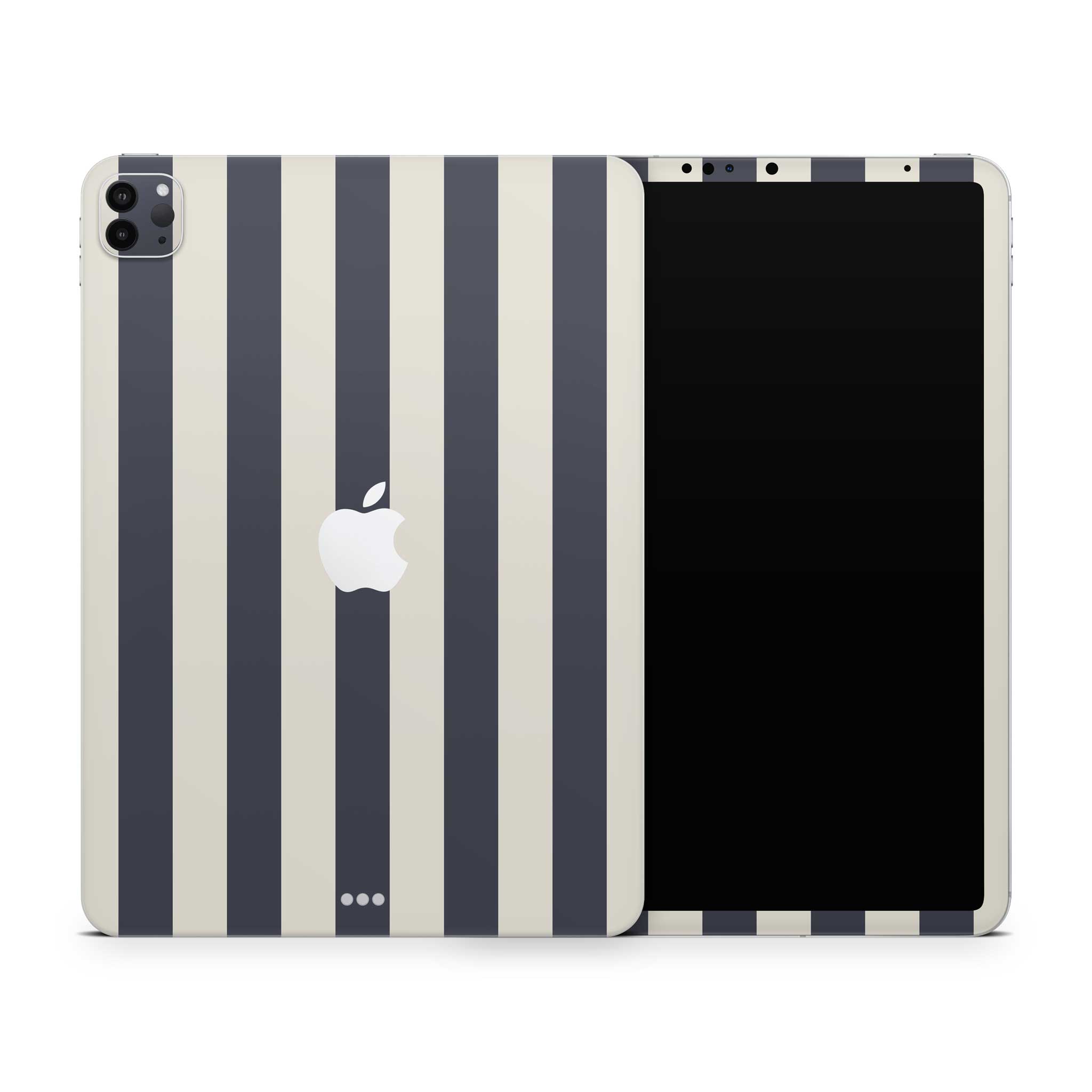 navy stripe iPad skin