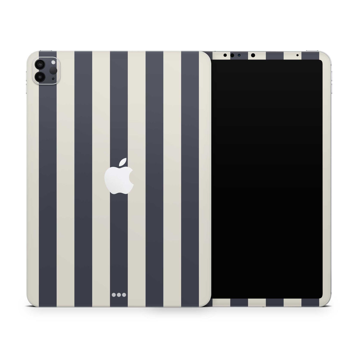 navy stripe iPad skin