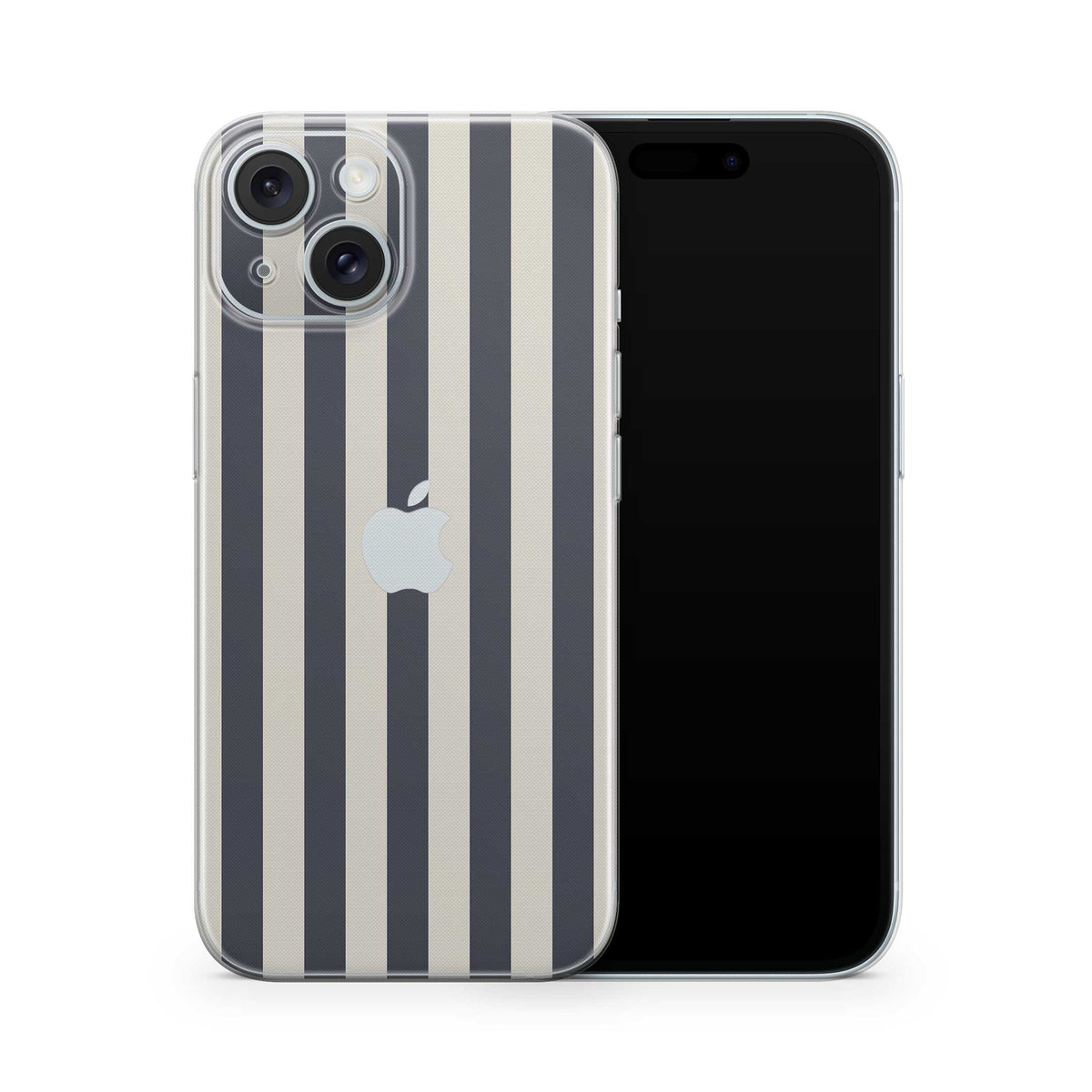 navy stripe iphone case