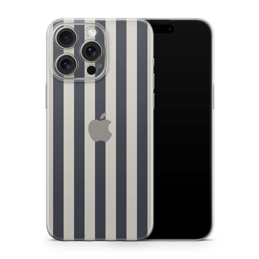 navy stripe iphone skin + case