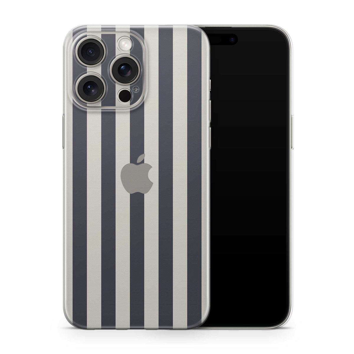 navy stripe iphone skin + case