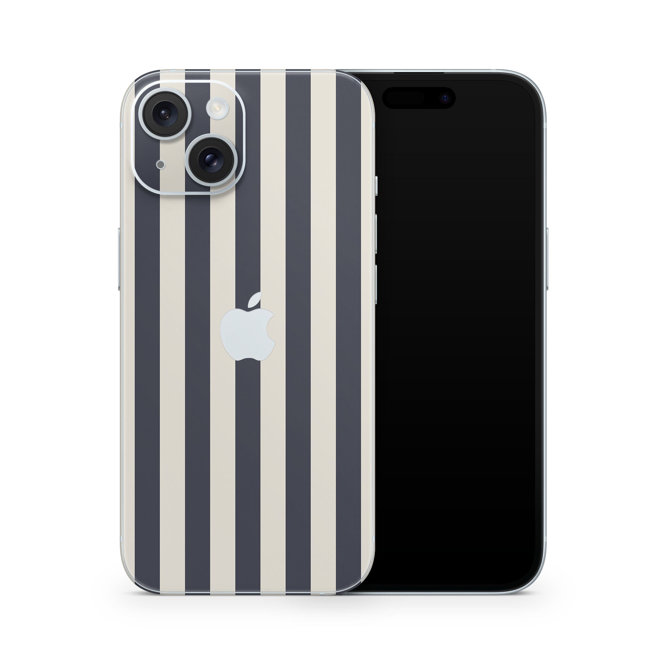 navy stripe iphone 15 skin