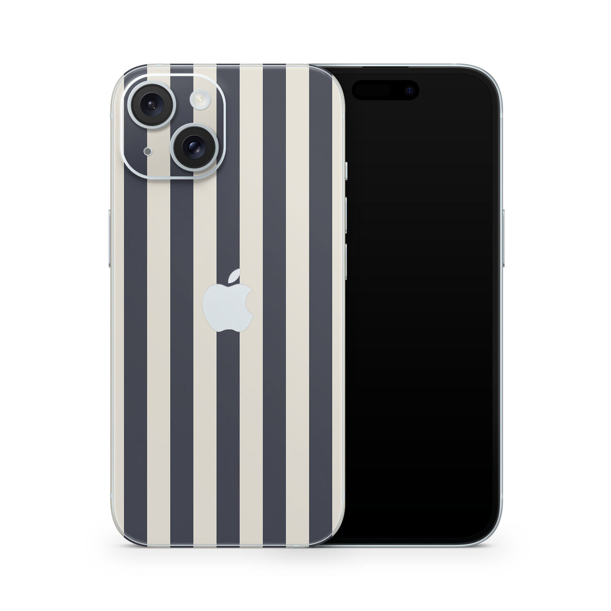 navy stripe iphone 15 skin