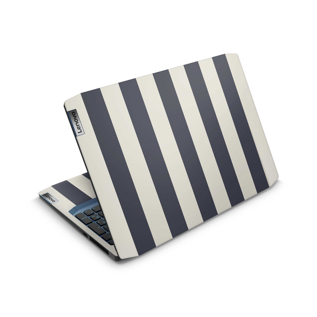 navy stripe lenovo skin