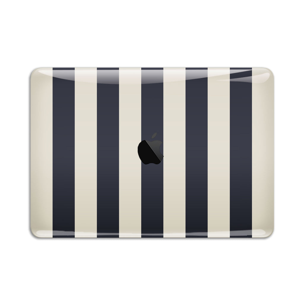 Navy Stripe MacBook Skin + Case