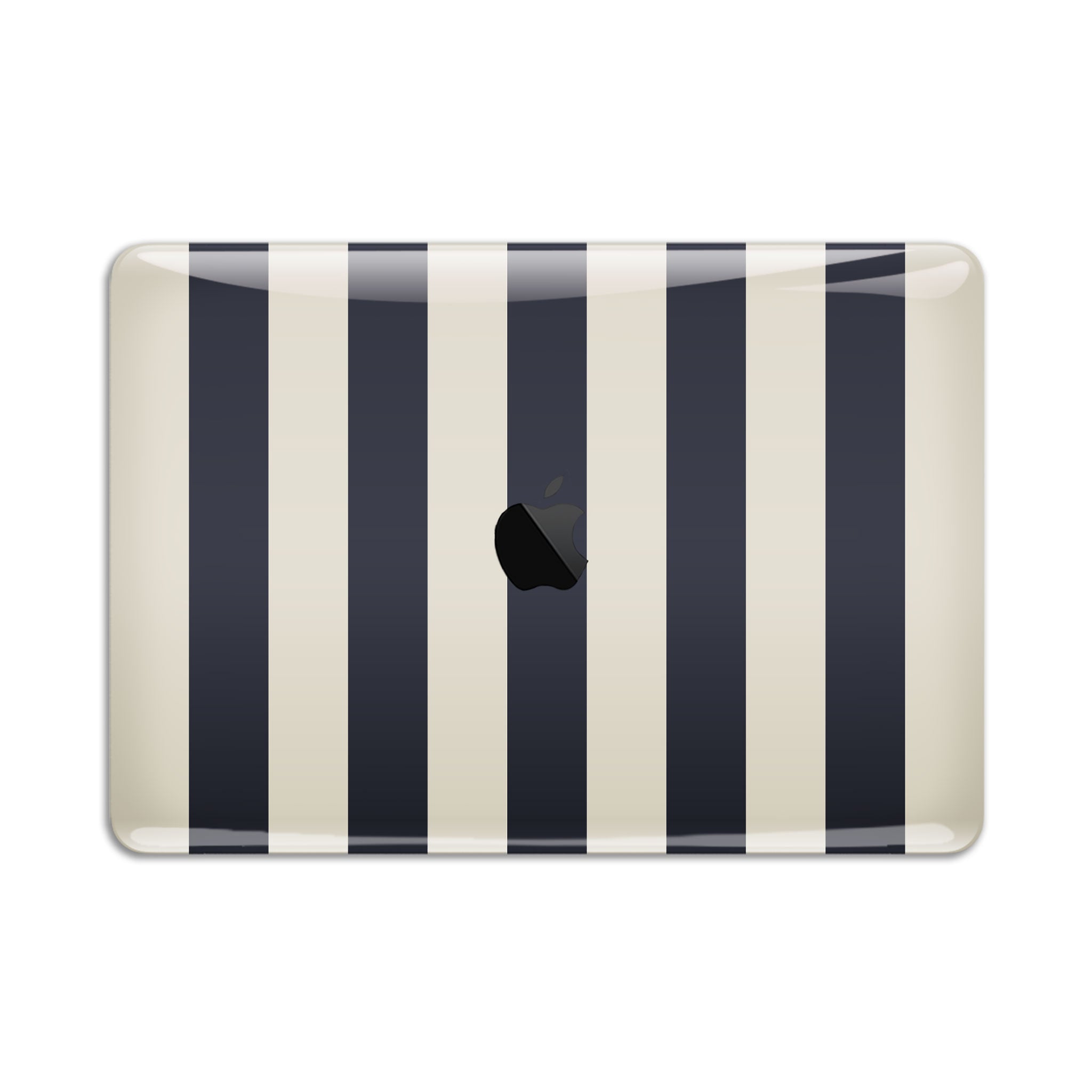 Navy Stripe MacBook Skin + Case
