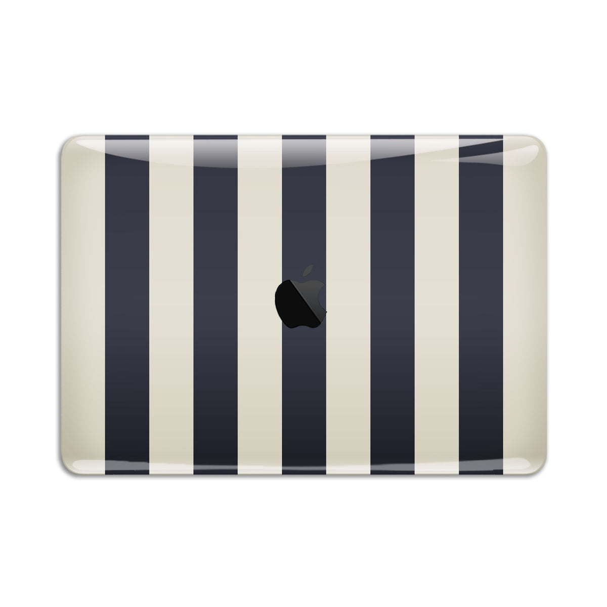 navy stripe macbook case