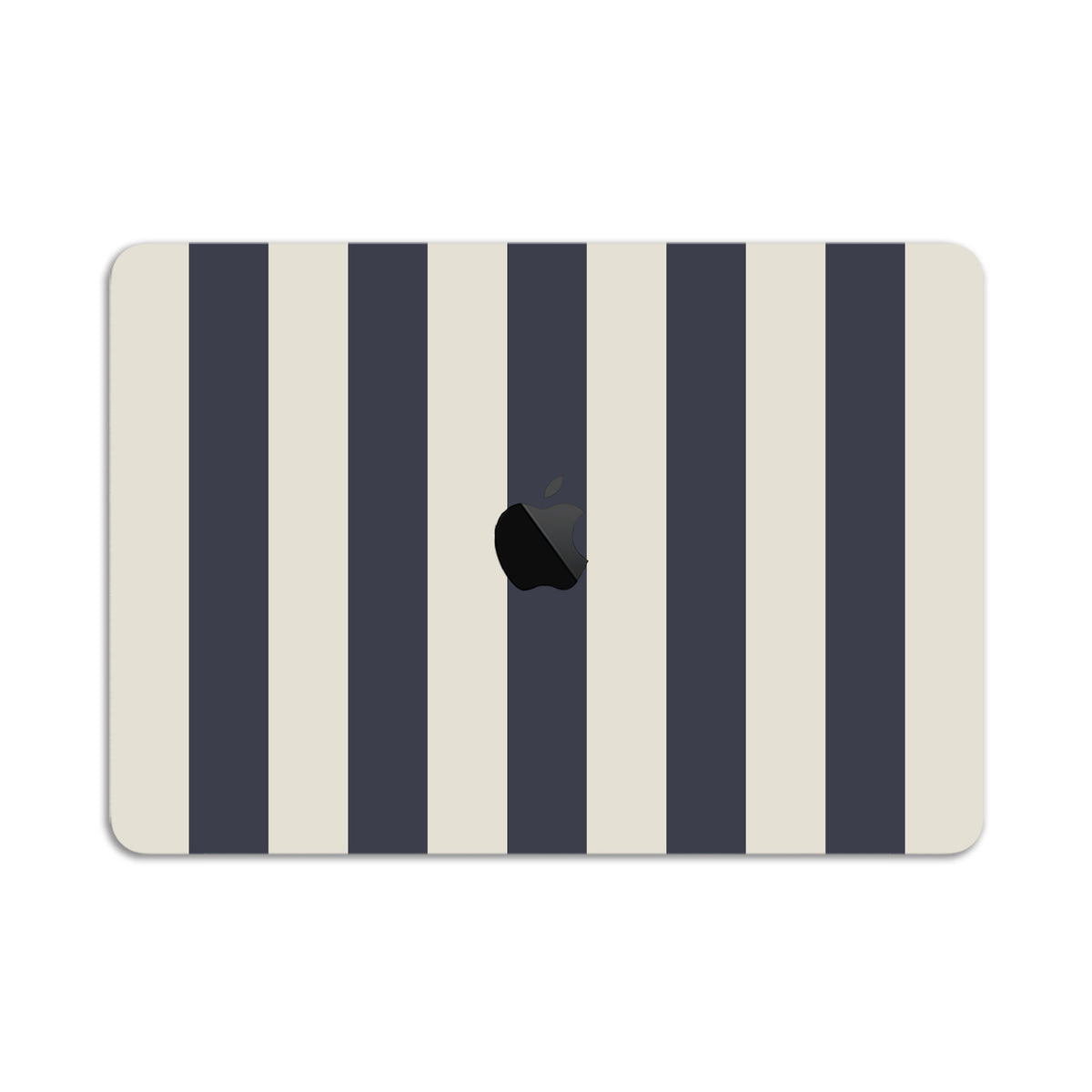 navy stripe macbook skin