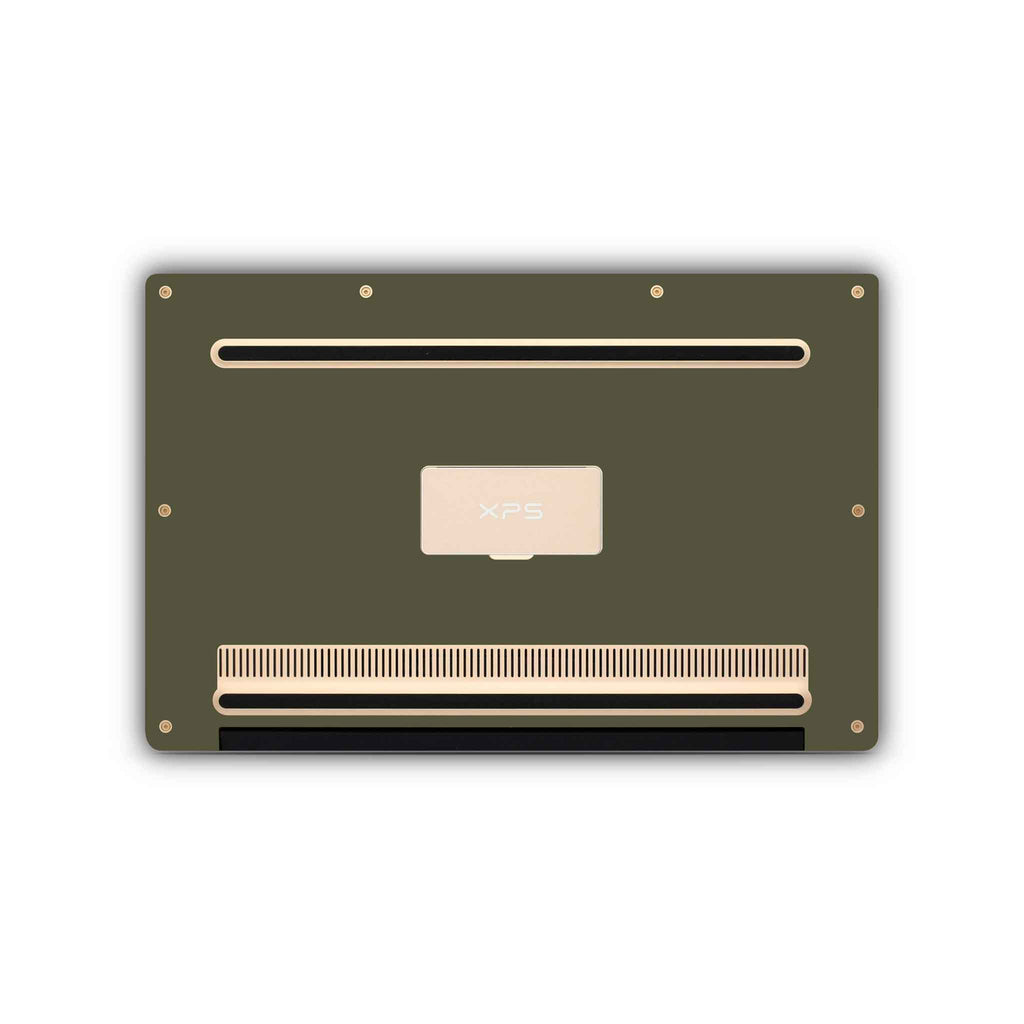olive green dell skin bottom view