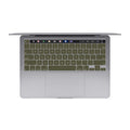olive green internal macbook keyboard skin