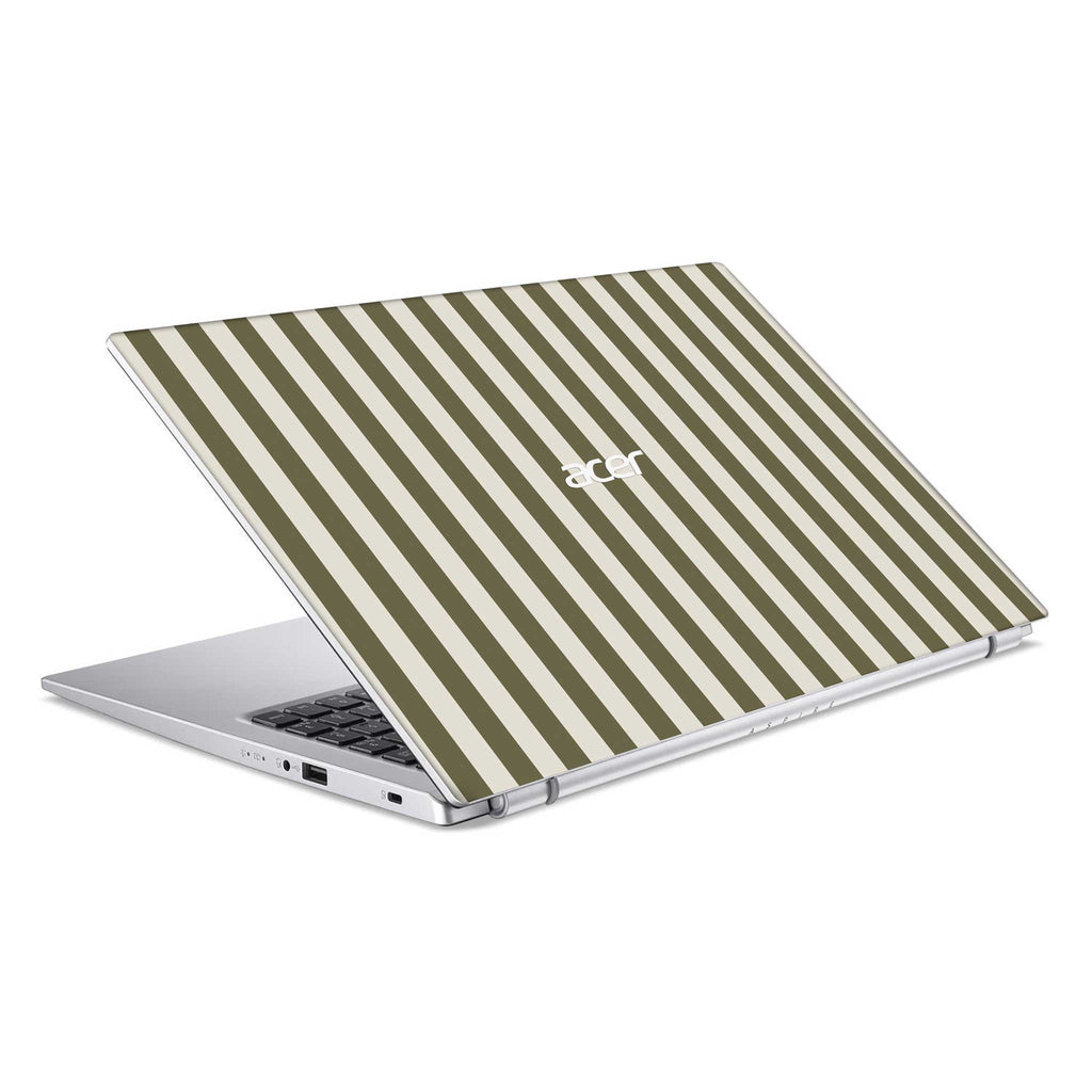 olive stripe acer skin top view