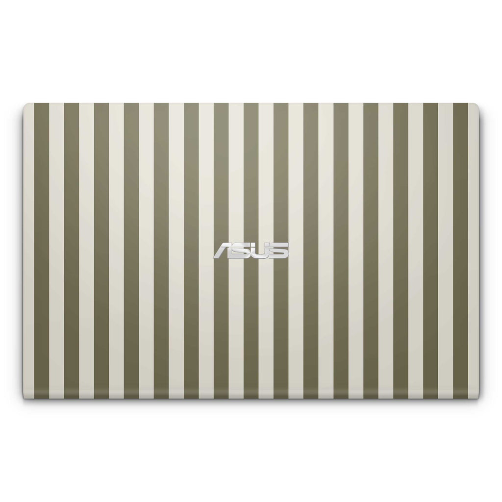 Olive Stripe Asus Skin Top View