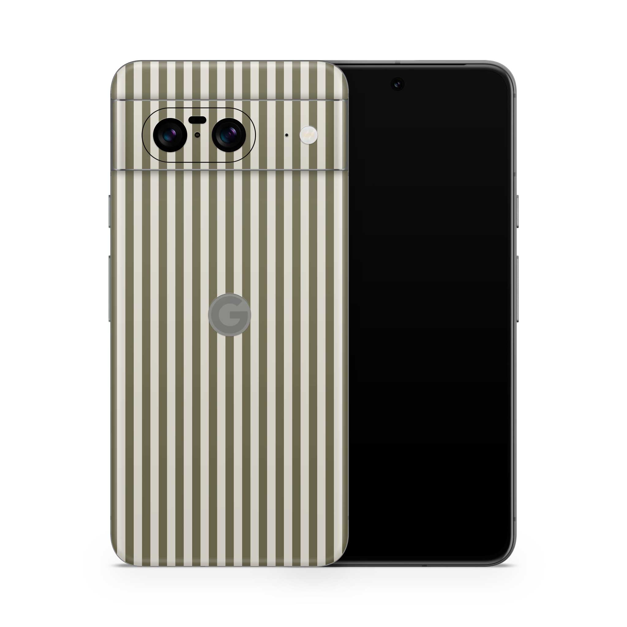 olive stripe google pixel skin