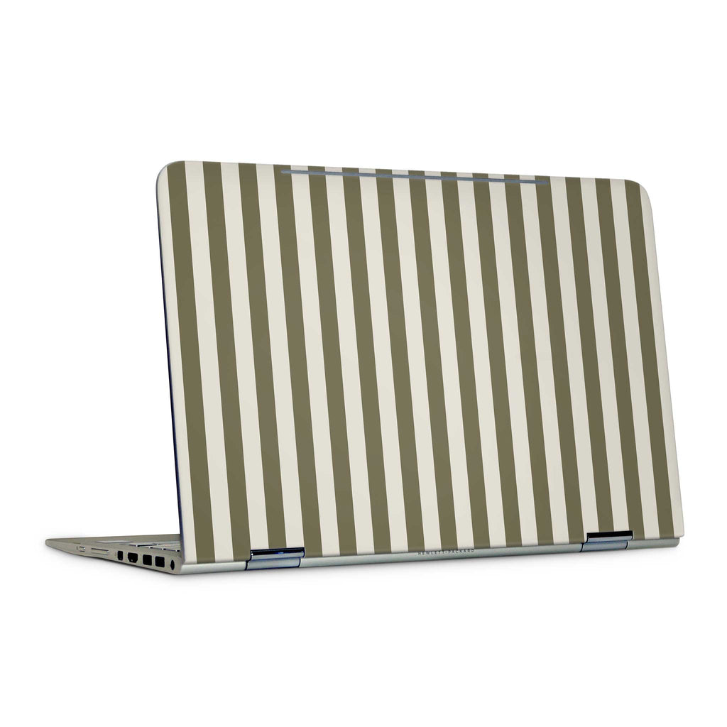 Olive Stripe HP Skin Top View
