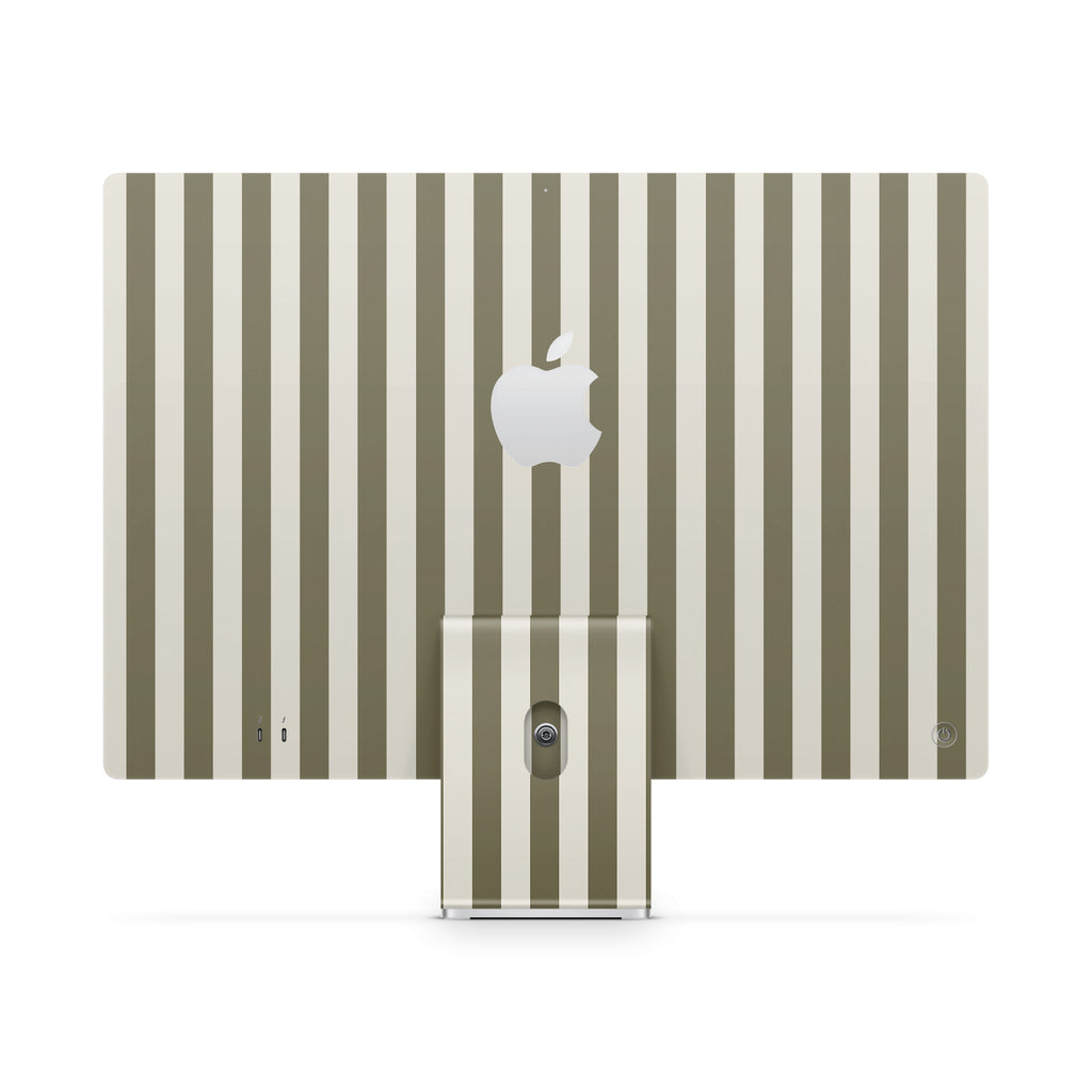 Olive Stripe iMac Skin