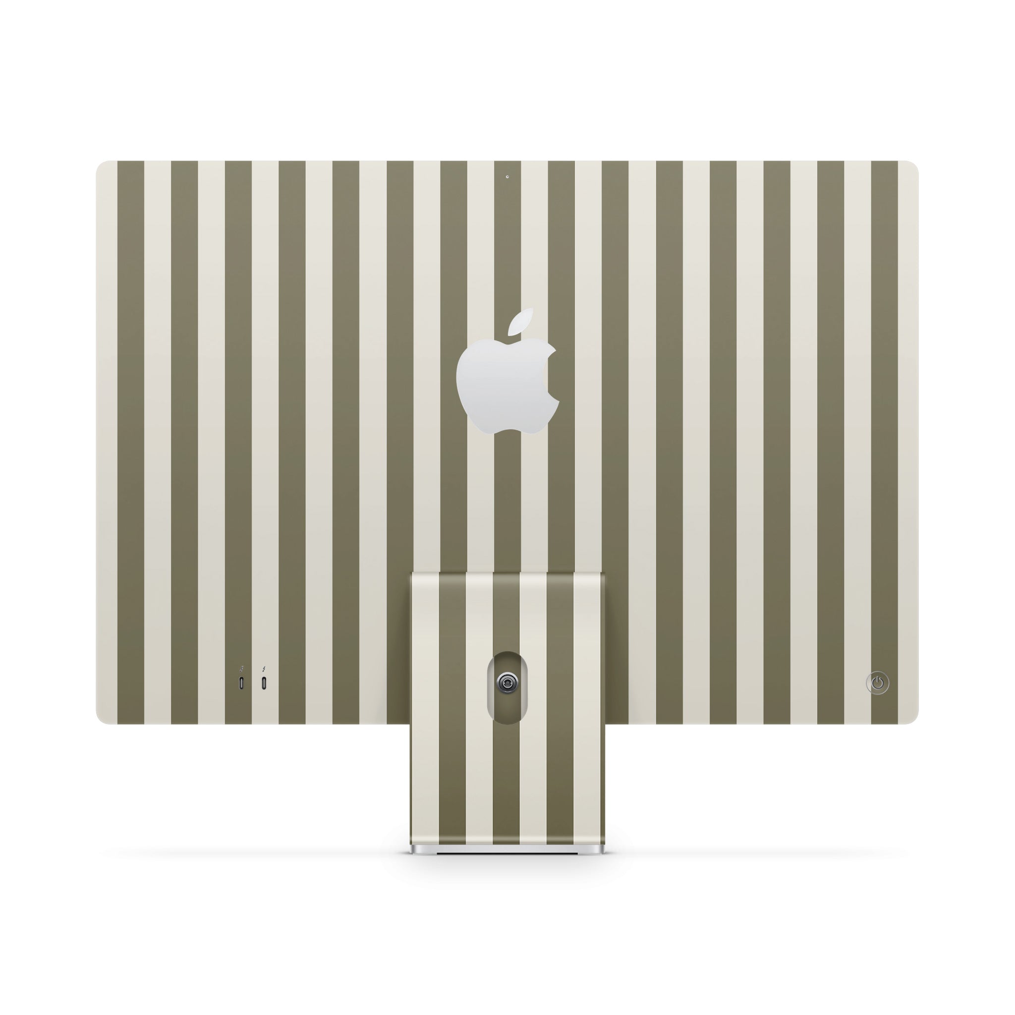Olive Stripe iMac Skin