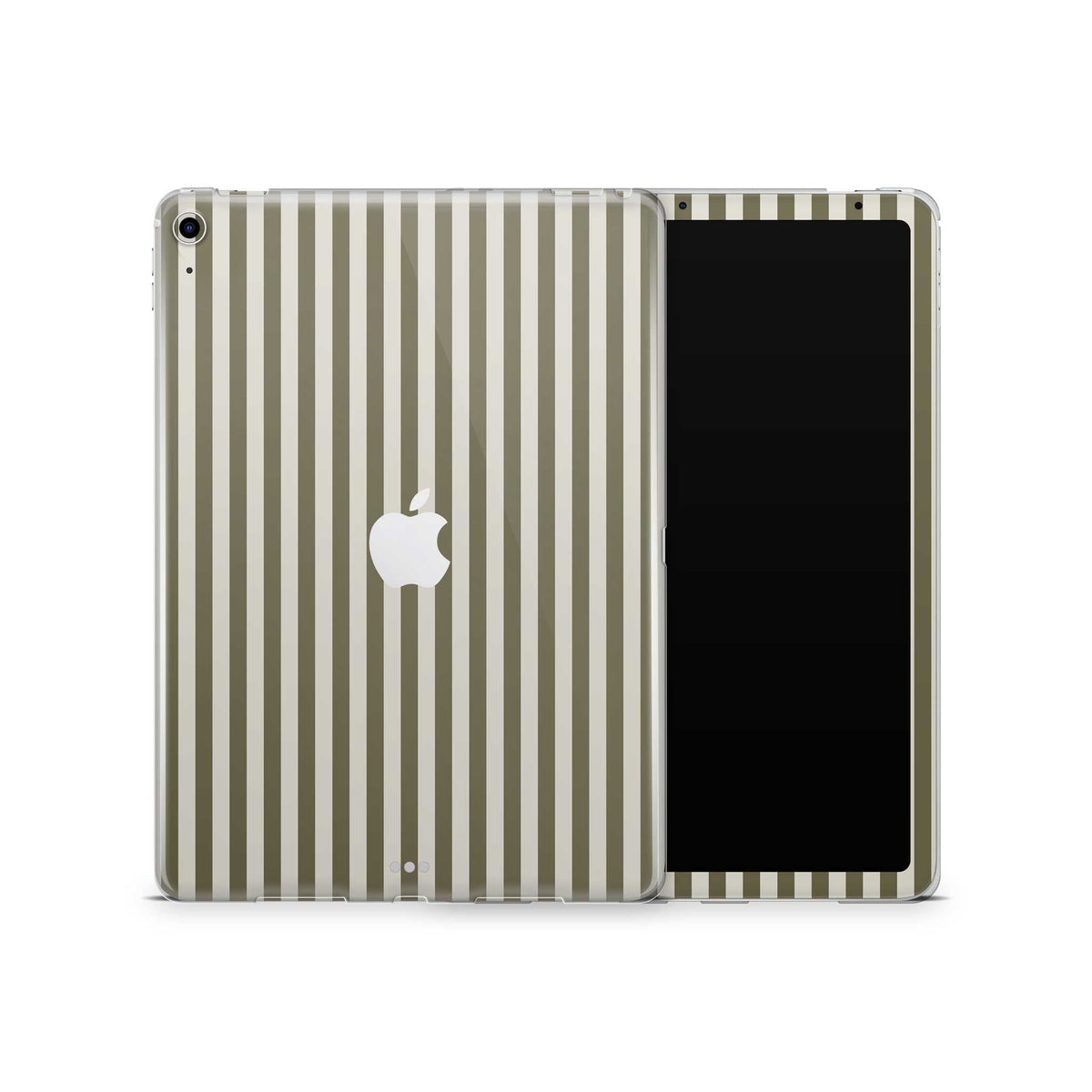 olive stripe iPad case