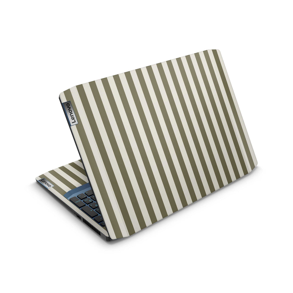olive stripe lenovo skin