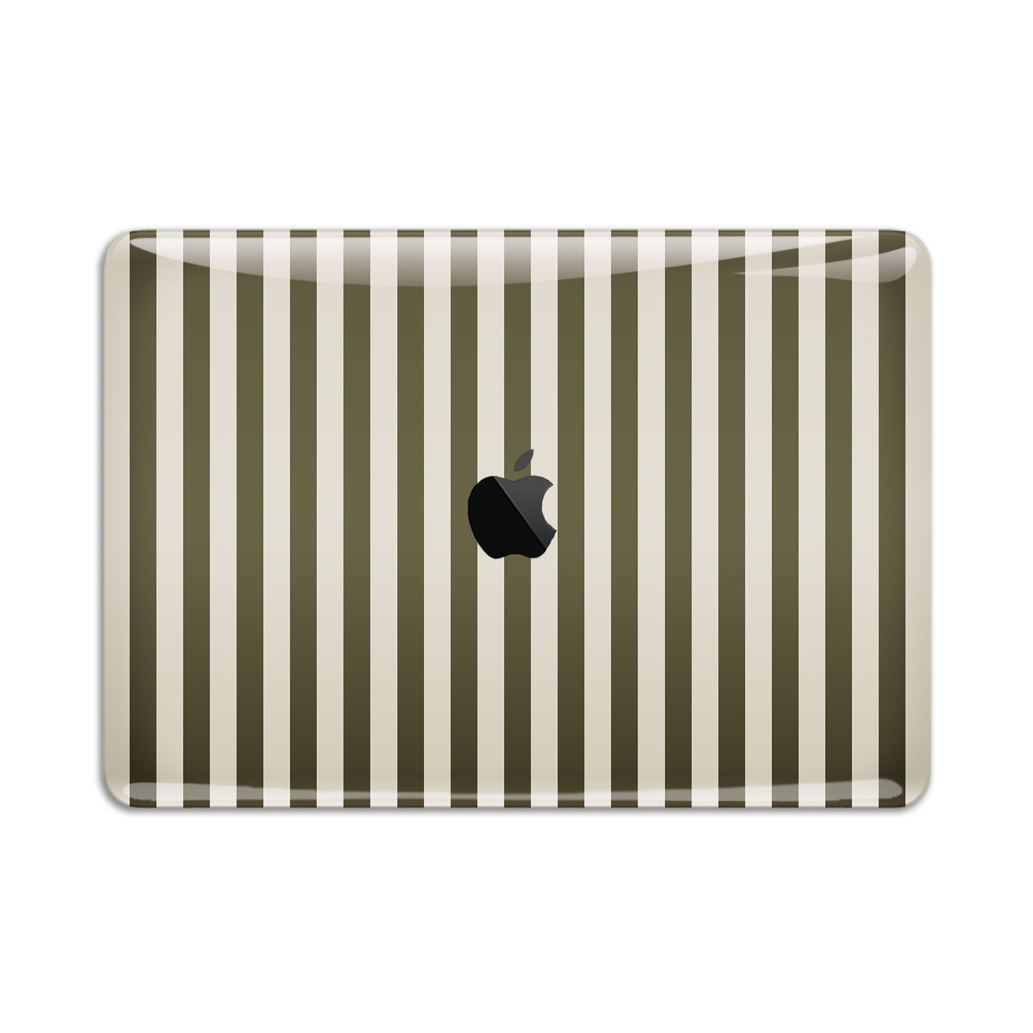 Olive Stripe MacBook Skin + Case