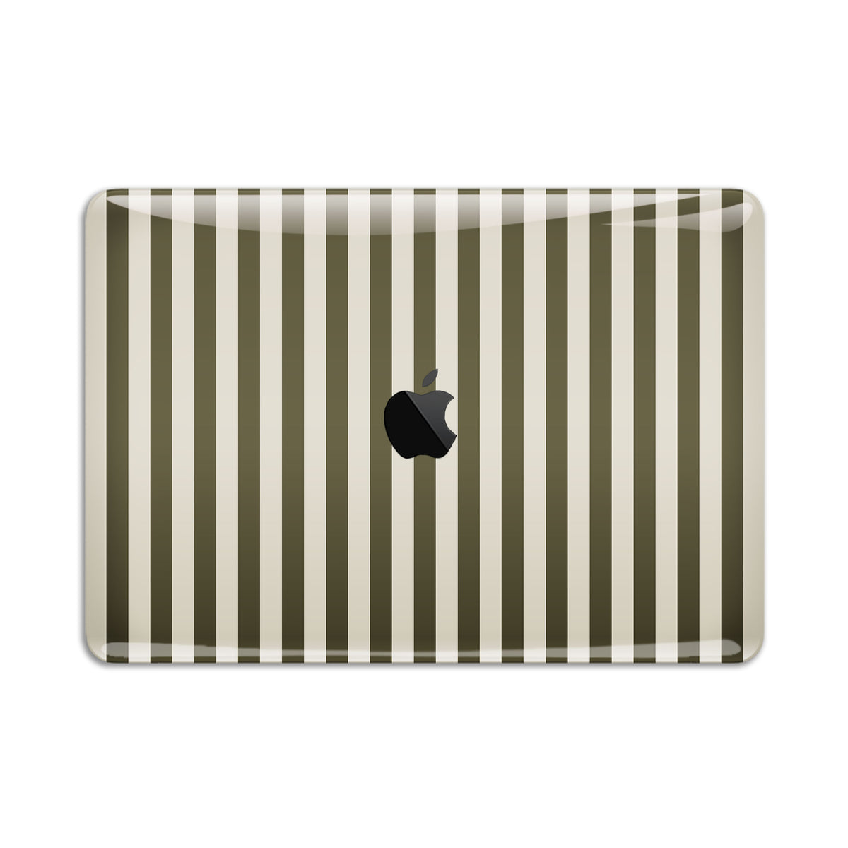 olive stripe macbook case