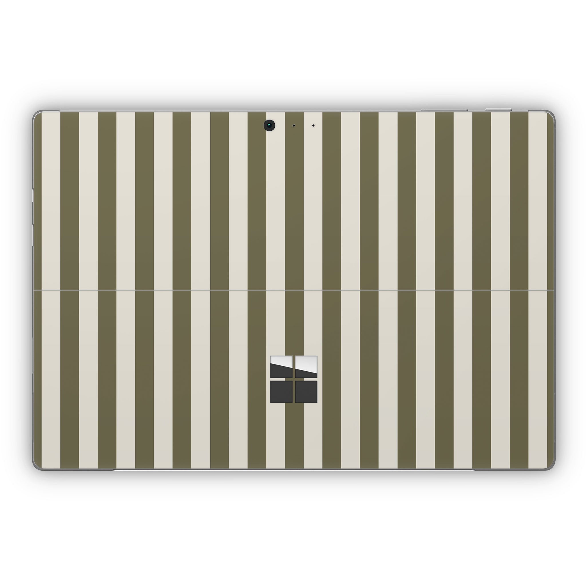 olive stripe microsoft surface skin