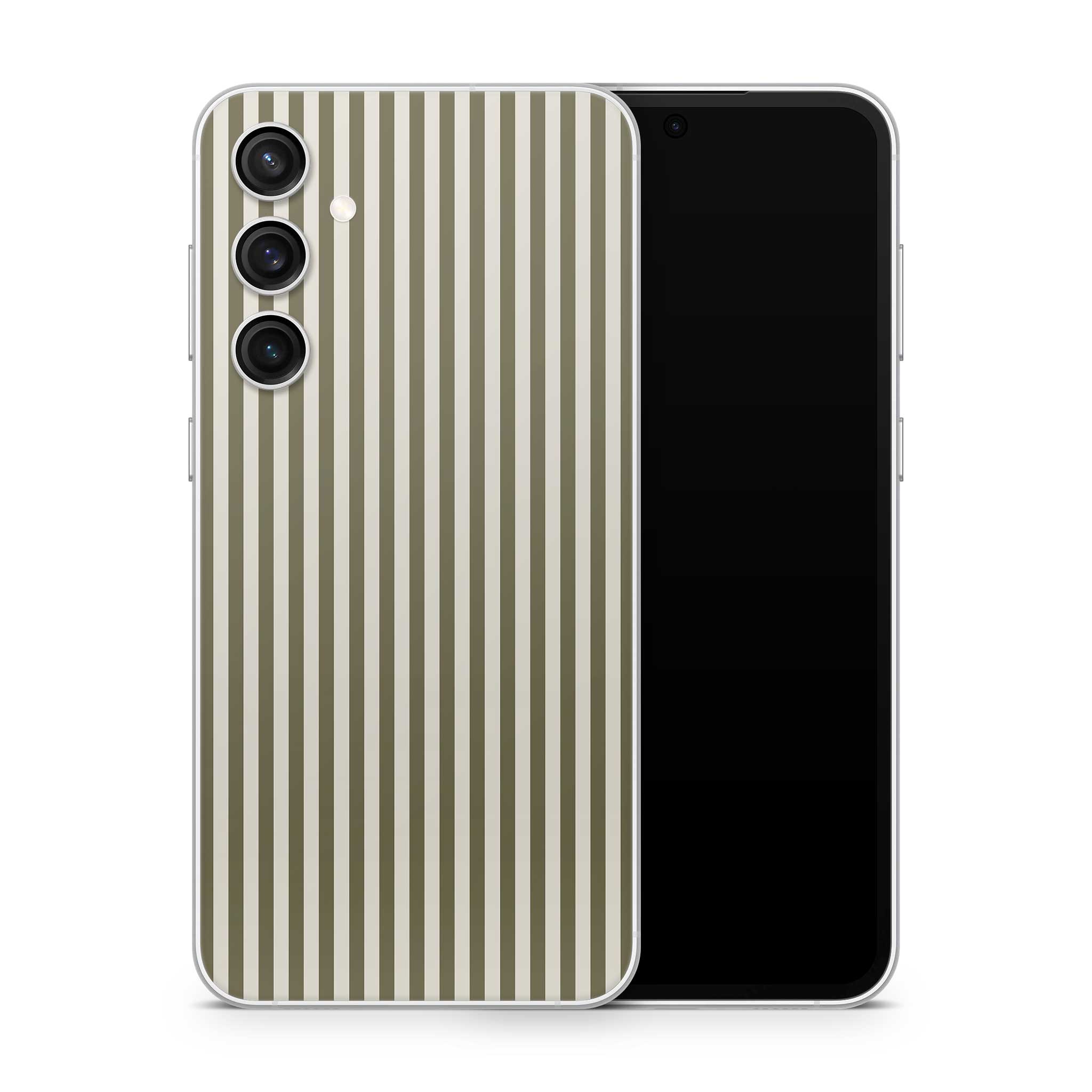 olive stripe samsung galaxy skin