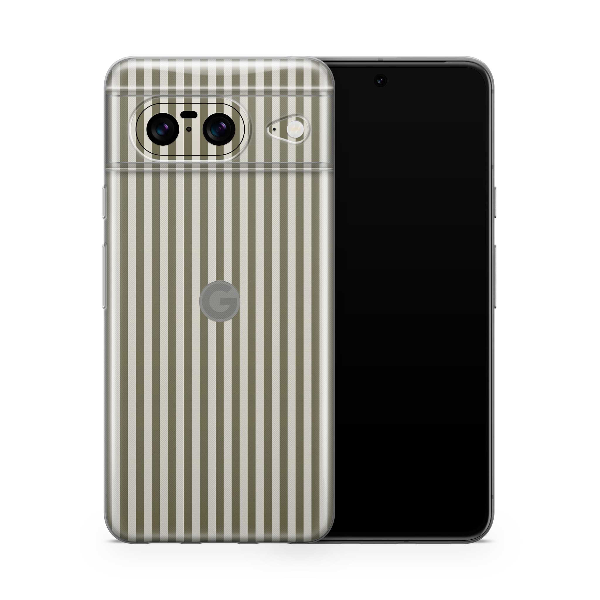 olive stripe google pixel skin