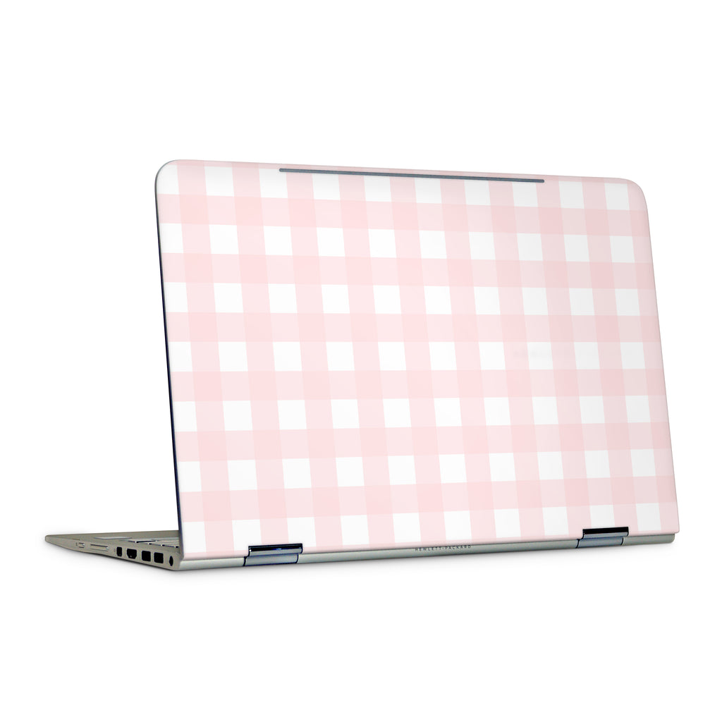Pink Gingham HP Skin Top View