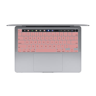 Housse de clavier rose pour MacBook