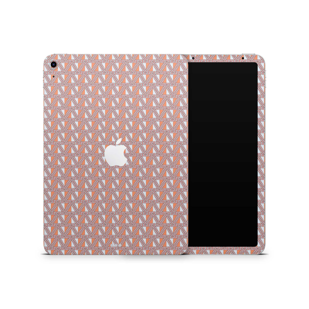 retro block pattern iPad skin