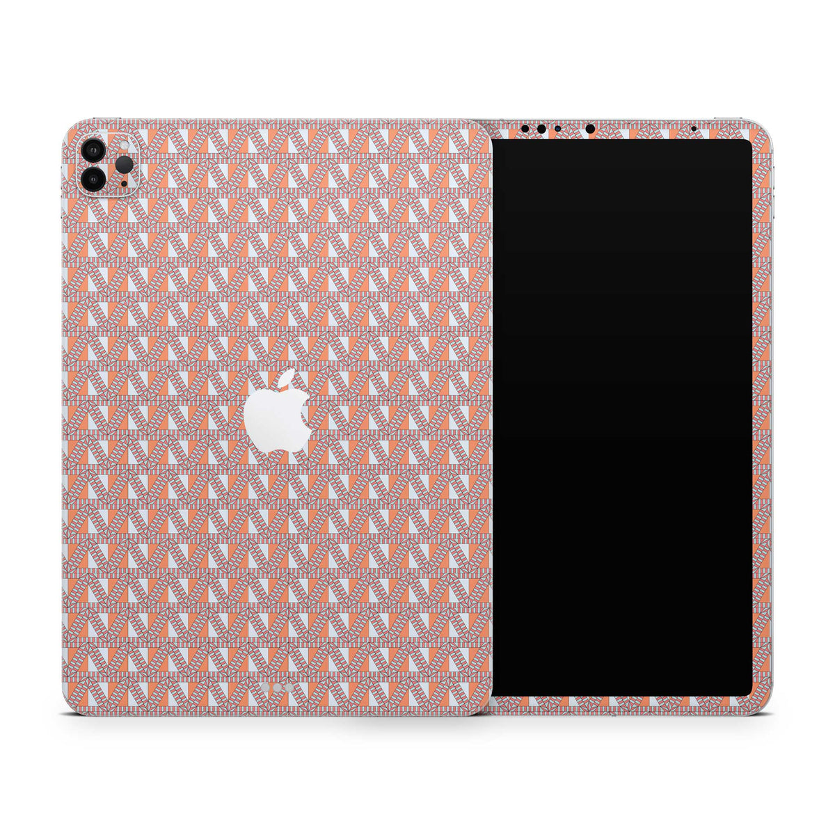 retro block pattern iPad skin