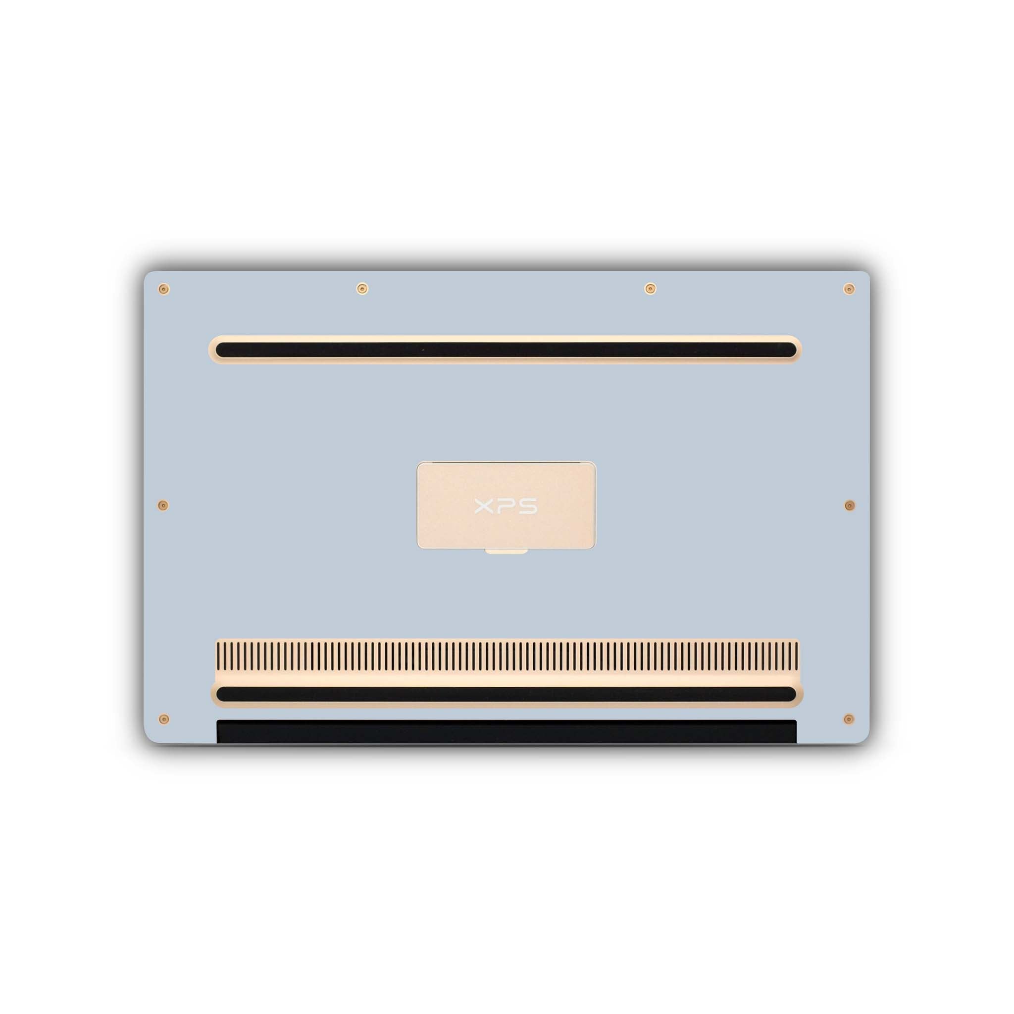 soft blue dell skin bottom view