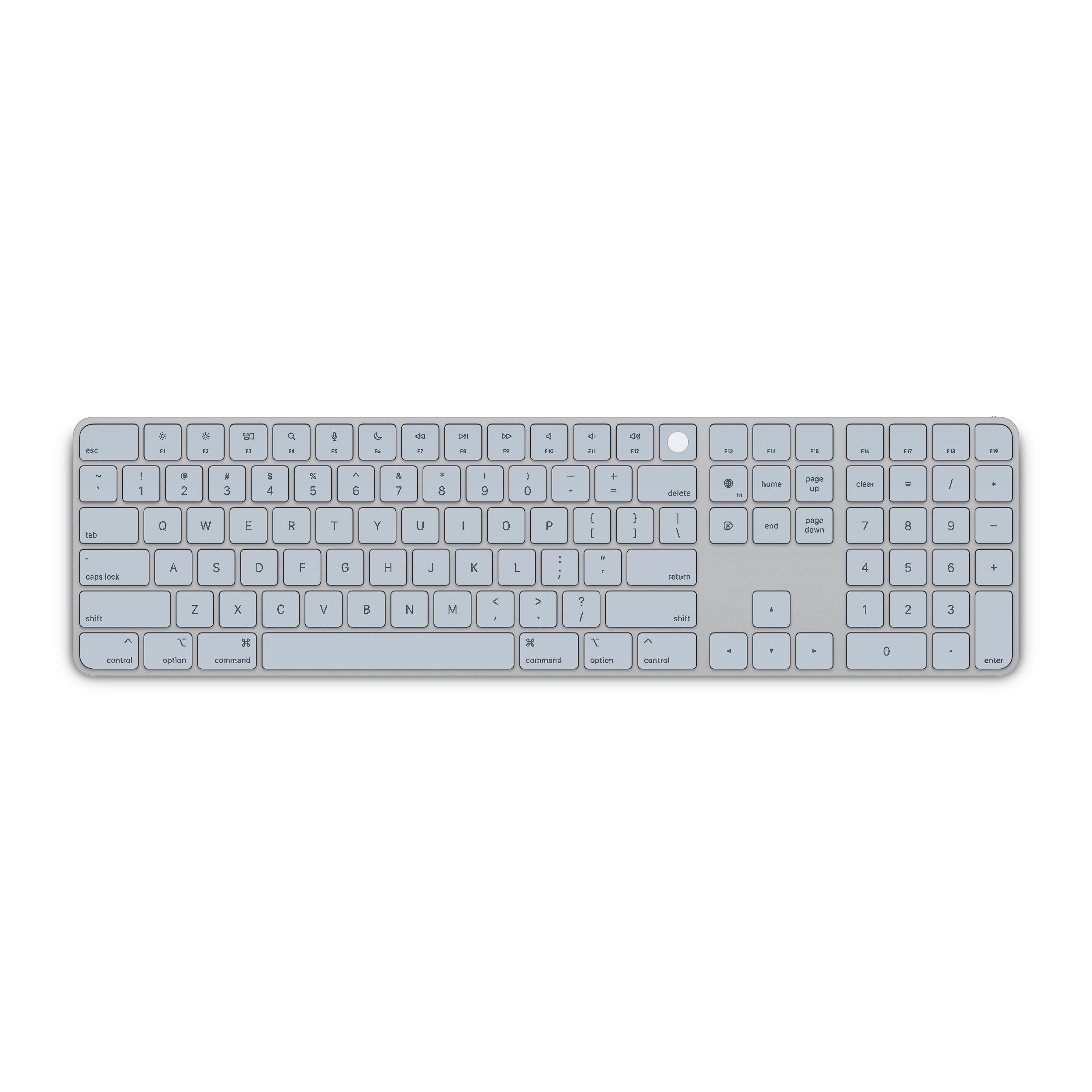 Soft Blue Magic Keyboard Skin