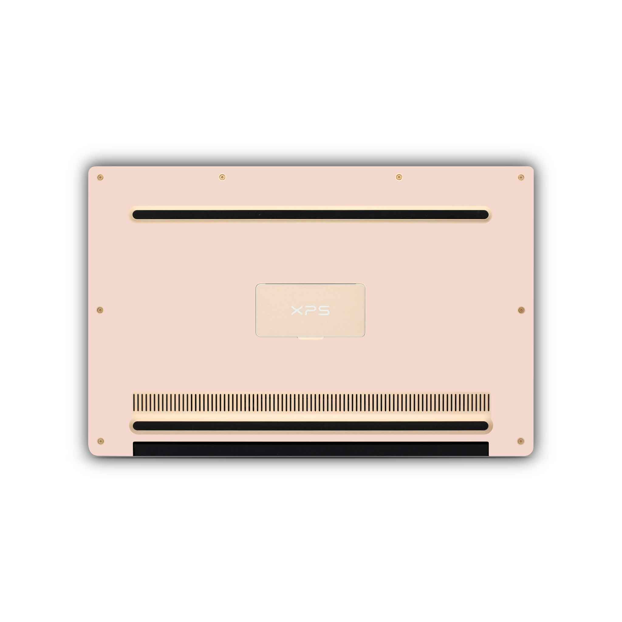 soft pink dell xps skin bottom view