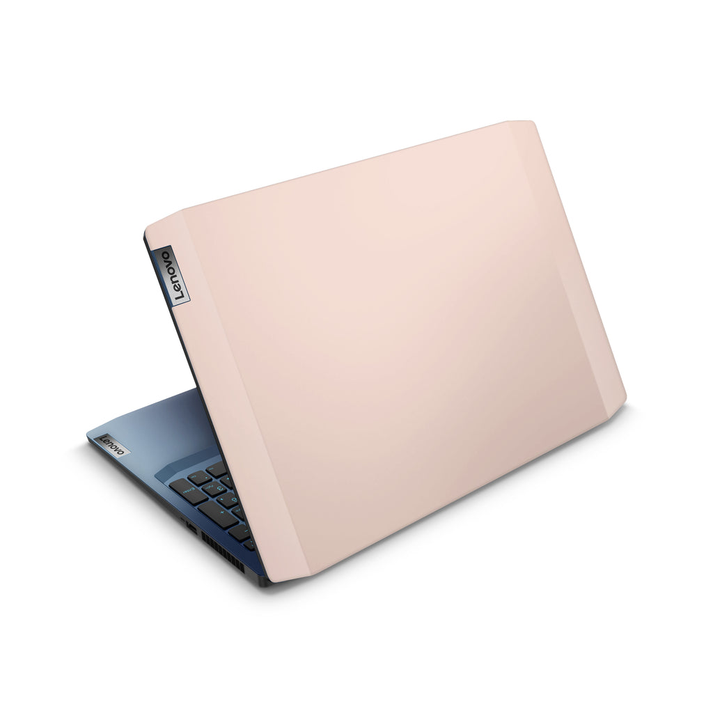 soft pink lenovo skin top view