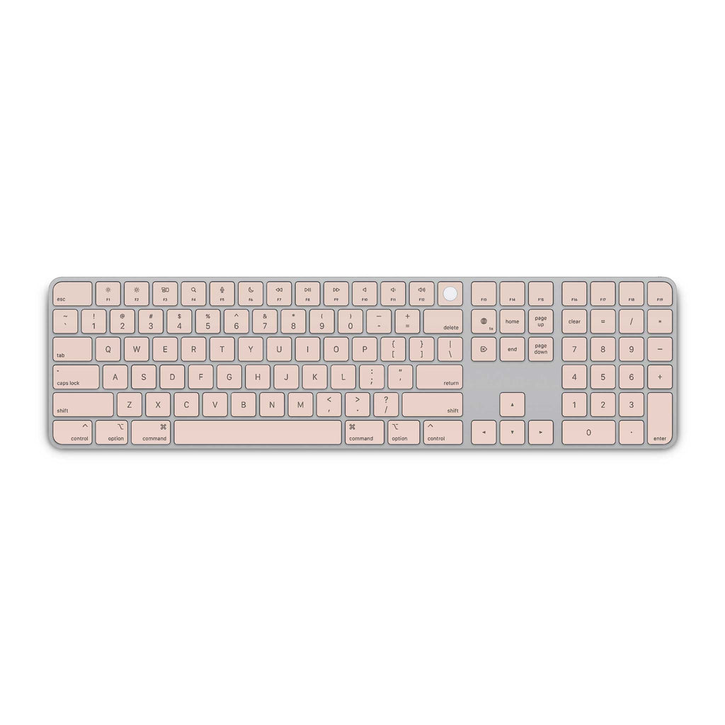 soft pink magic keyboard 3 with numeric keypad skin