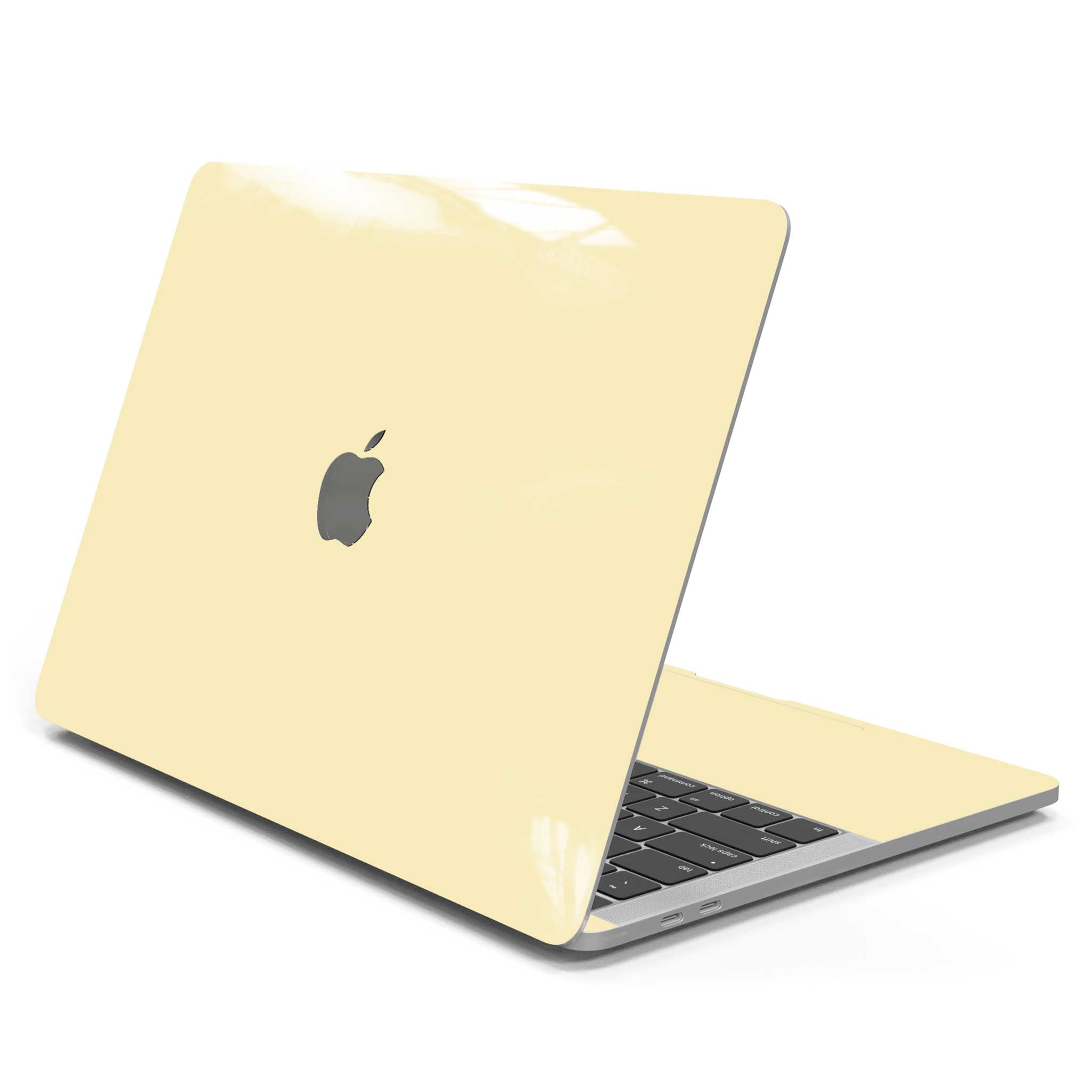 Soft Yellow MacBook Case + Skin