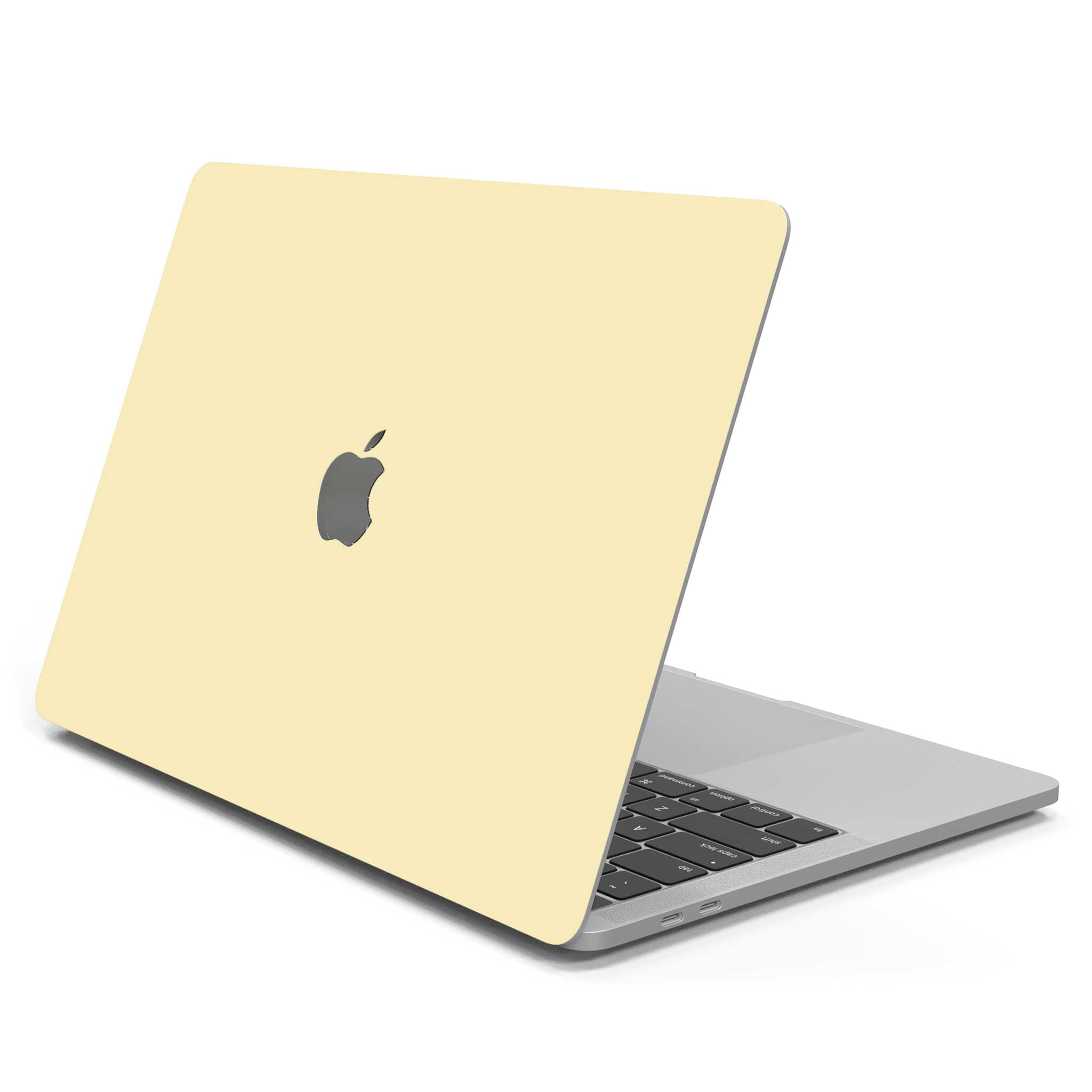 Soft Yellow MacBook Case + Skin
