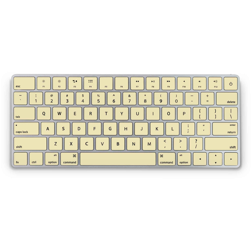 soft yellow magic keyboard 2 skin