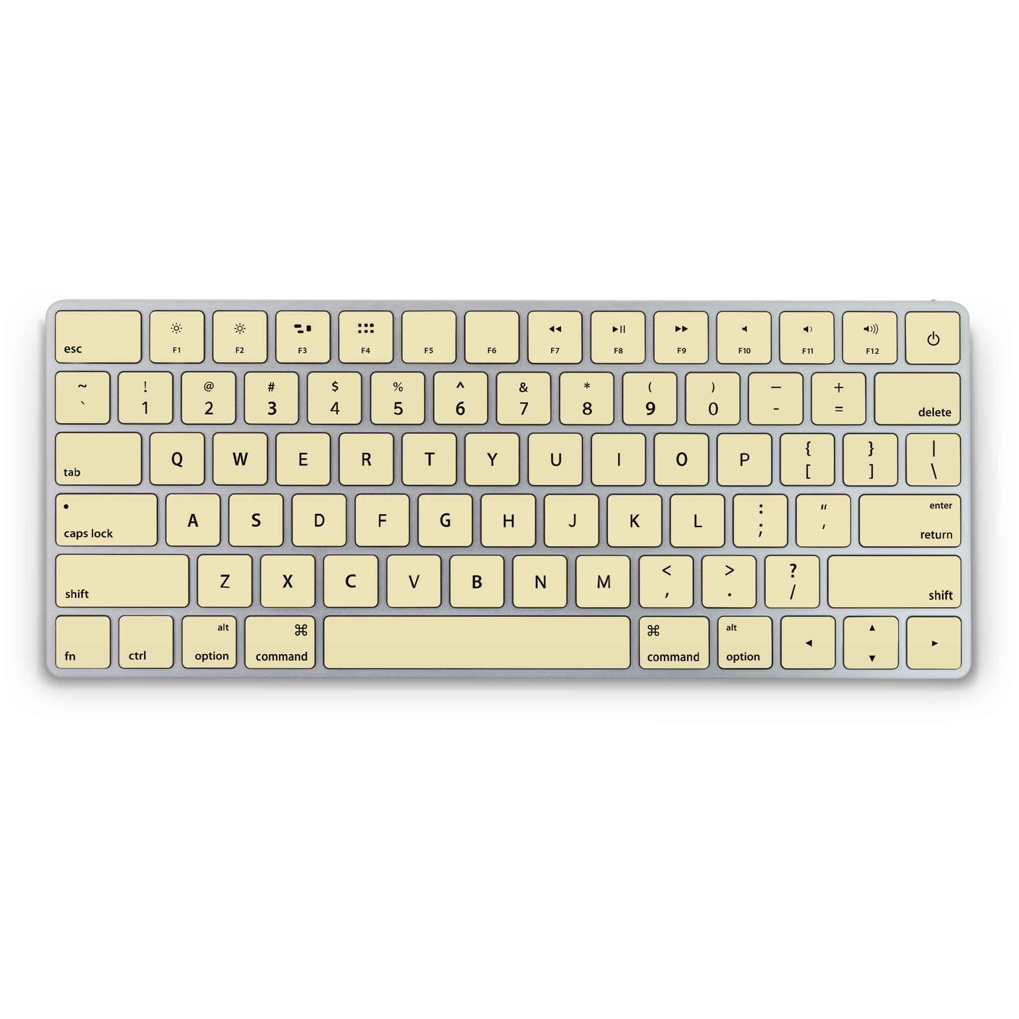 soft yellow magic keyboard 2 skin