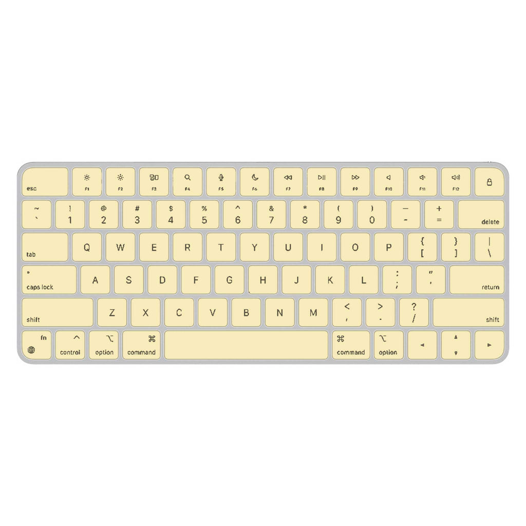 soft yellow magic keyboard 3 skin