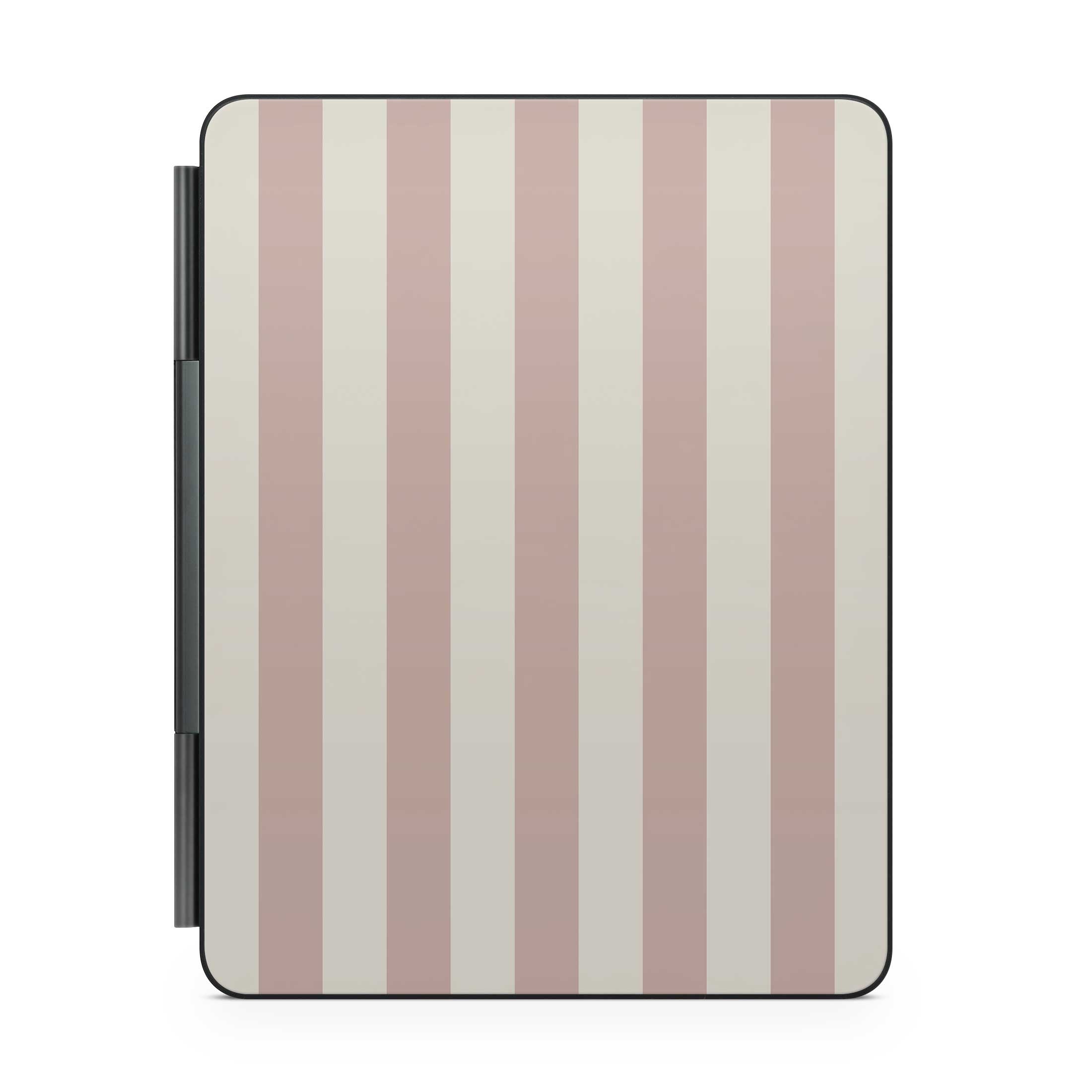 sugar stripe magic keyboard skin for ipad back view
