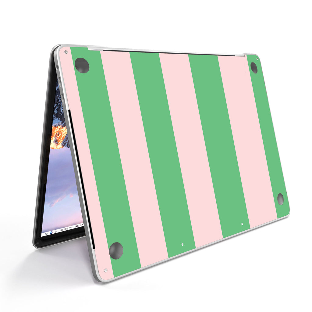 Summer Stripe MacBook Case + Skin