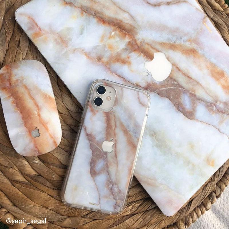 Vanilla Marble iPhone Skin + Case