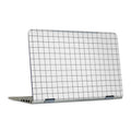 White Grid Line HP Skin Top View