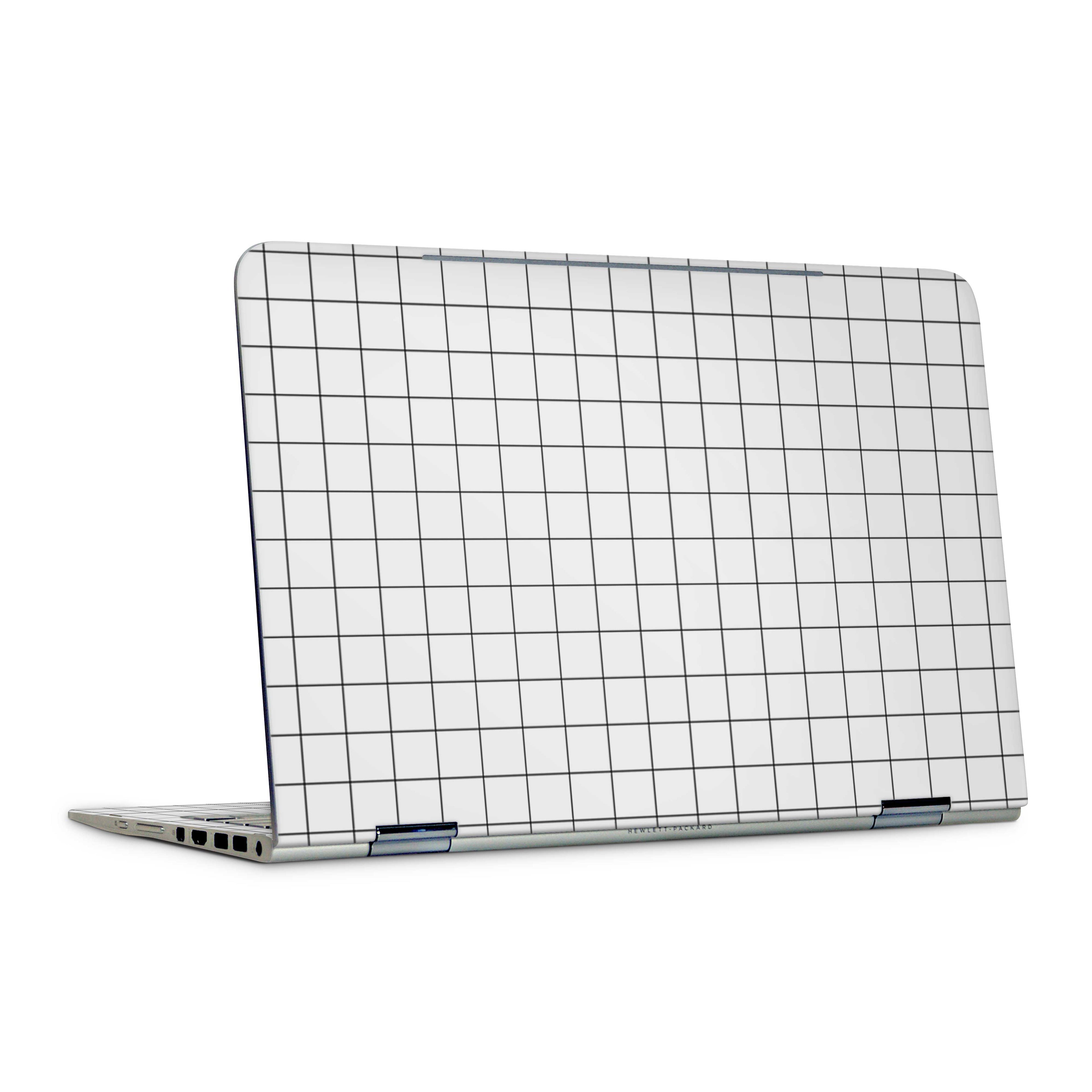 White Grid Line HP Skin